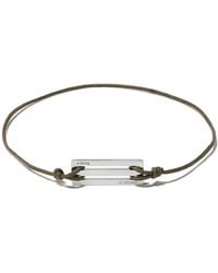 Le Gramme - Cord Bracelet 25/10G - Lyst