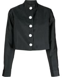 Lee Mathews - Penny Cropped Shirt Jacket - Lyst