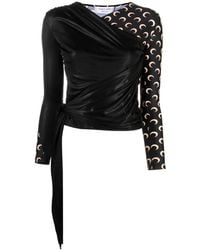 Marine Serre - Top Regenerated Con Stampa - Lyst