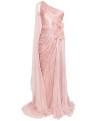 IRIS SERBAN - Draped One Shoulder Dress - Lyst