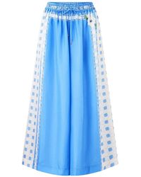 CAMILLA - Wide-Leg Printed Trousers - Lyst