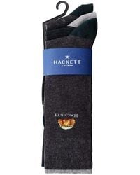 Hackett - Lot De Trois Paires De Chaussettes Harry À Rayures - Lyst