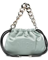 N°21 - Eva Chain-Link Shoulder Bag - Lyst