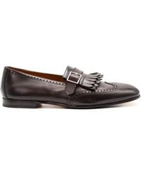 Doucal's - Buckled Fringed Monk Shoes - Lyst