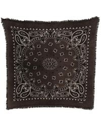 Kujten - Paisley-Print Frayed Scarf - Lyst