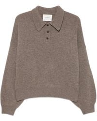 Lisa Yang - Button-Fastening Polo Shirt - Lyst