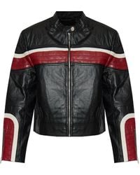 Gestuz - Rose-Embossed Zip Jacket - Lyst