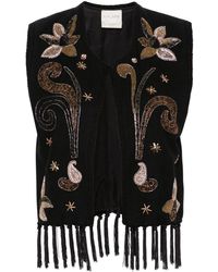 Forte Forte - "Frangipane Gardens" Embroidery Twill Waistcoat - Lyst