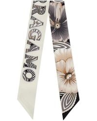 Ferragamo - Brezza Motif Silk Bandeau - Lyst