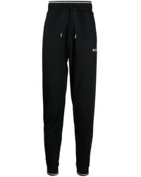 BOSS - Pantalon de jogging en coton à logo brodé - Lyst