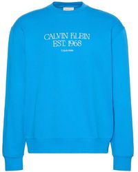 Calvin Klein - Sweaters Azure - Lyst