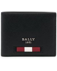 Bally - Logo-lettering Leather Wallet - Lyst