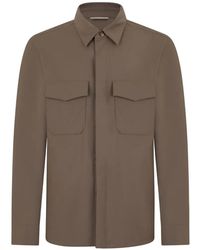 Canali - Chest-Pocket Shirt Jacket - Lyst