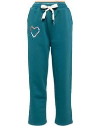 Mira Mikati - Pantalon De Jogging Brodé À Taille Double - Lyst