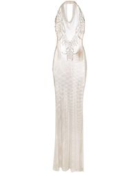 Genny - Rhinestone-embellished Sheer Gown - Lyst