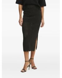 Liviana Conti - Jupe En Maille À Coupe Mi-Longue - Lyst