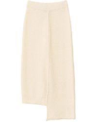 Lauren Manoogian - Knitted Asymmetric Skirt - Lyst