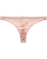 Fleur du Mal - Luxe Thong - Lyst