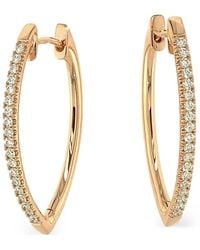 Lisa Nik - Hoop-Design Earrings - Lyst