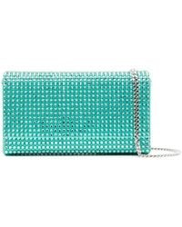AMINA MUADDI - Paloma Crystal-embellished Clutch Bag - Lyst