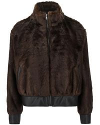 Stand Studio - Lula Faux-Fur Bomber Jacket - Lyst