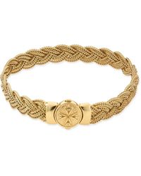 Emanuele Bicocchi - Diamond-Cut Flat Braided Bracelet - Lyst