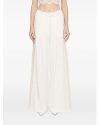 Nissa - Lace Insert Trousers - Lyst