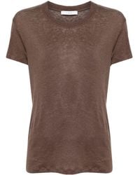IRO - Third Short-sleeve Linen T-shirt - Lyst