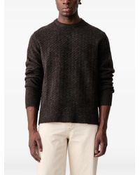 Lindbergh - Textured Crew-Neck Sweater - Lyst