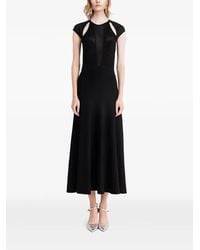 Gemy Maalouf - Cut-Out Detail Midi Dress - Lyst