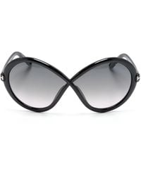 Tom Ford - Jada Oversized-Frame Sunglasses - Lyst