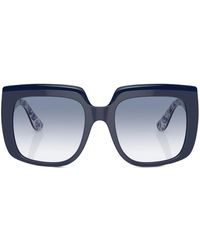 Dolce & Gabbana - Gradient Oversize-Frame Sunglasses - Lyst