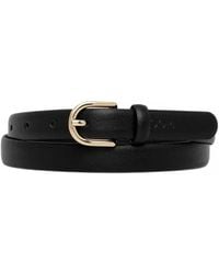 Joop! - Logo-Debossed Leather Belt - Lyst