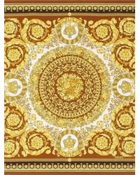 Versace - Barocco-Print Silk Scarf - Lyst
