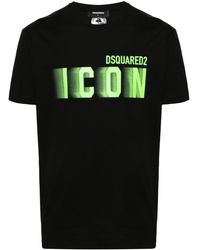 DSquared² - Camiseta con estampado Icon Blur - Lyst