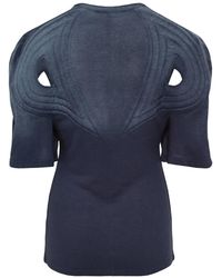 Kiko Kostadinov Celritatem Padded Midi Skirt in Blue | Lyst