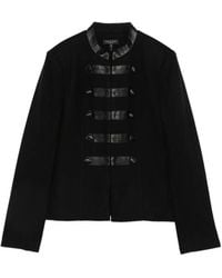 Rag & Bone - Militare Leather-Trim Jacket - Lyst