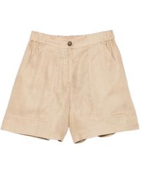 Weekend by Maxmara - Elasticated Patch-Pocket Shorts - Lyst