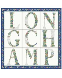Longchamp - Le Jardin Silk Scarf - Lyst