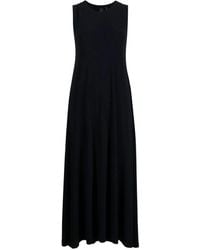 Norma Kamali - Sleveless Long Dress - Lyst