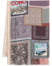 Pierre Louis Mascia - Fular con estampado de cachemira y diseño patchwork - Lyst