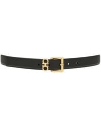 Ferragamo - Double Gancini Leather Belt - Lyst