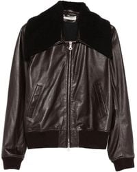 Our Legacy - Fur-Collar Bomber Jacket - Lyst