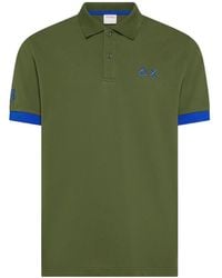 Sun 68 - Embroidered-Logo Polo Shirt - Lyst