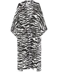 The Attico - Zebra-Print Kaftan - Lyst