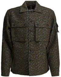 Beams Plus - Animal-Print Pocket Coat - Lyst