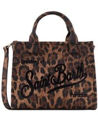 MC2 Saint Barth - Leopard-Print Shoulder Bag - Lyst