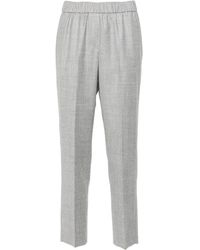 Peserico - Lurex-Detail Trousers - Lyst