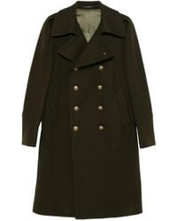 Tagliatore - Double-Breasted Button Coat - Lyst