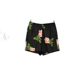 Nanushka - Anish Rose-Print Shorts - Lyst
